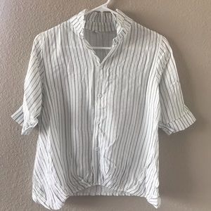 Button Down Stripped Formal Shirt